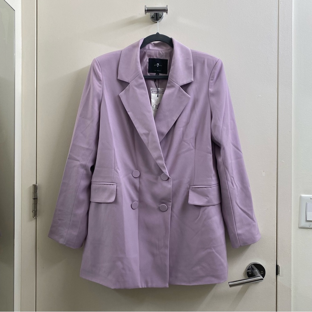 7 For All Mankind Double Breasted Blazer